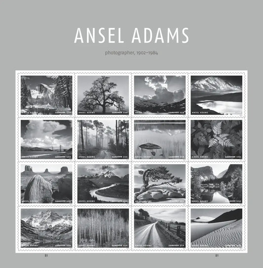 2024 us forever stamps-Ansel Adams Sheets of 16