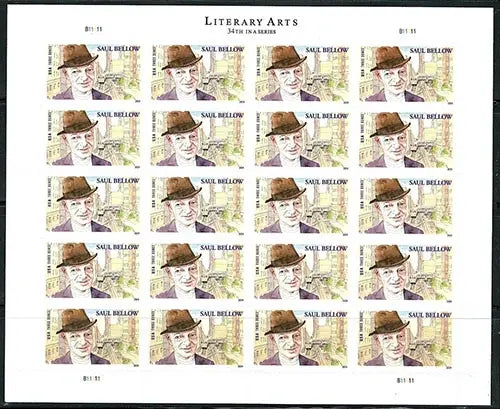 2024  us  saul  bellow  stamps Sheets of 20