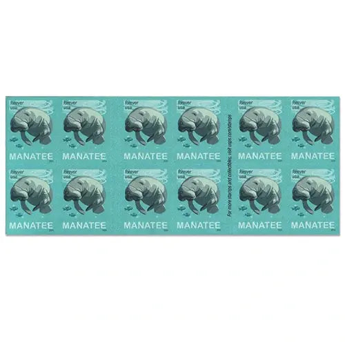 2024 US Save Manatees Forever Stamps Sheets of 20