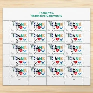 2024 Thank You Healthcare CommunityStamps Sheets of 20