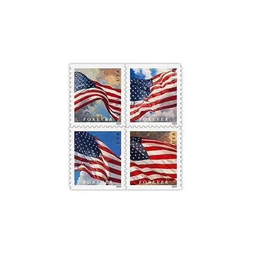 2024 US Forever American Flag Stamps roll of 100