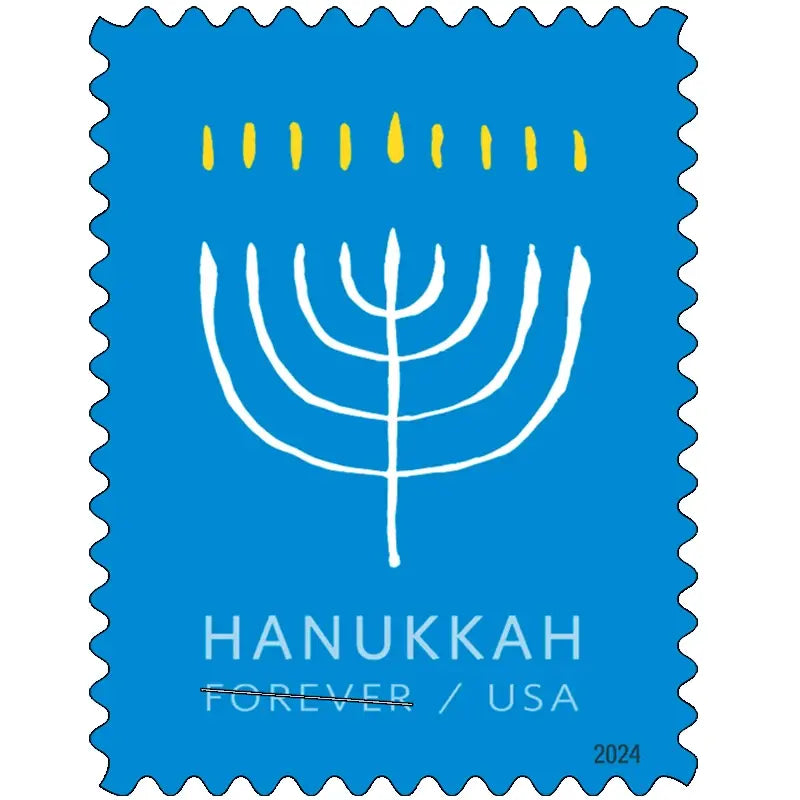 2024 US Hanukkah Forever Stamps Sheets of 20