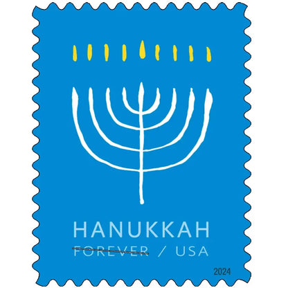 2024 US Hanukkah Forever Stamps Sheets of 20