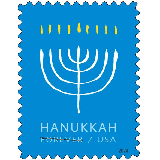 2024 US Hanukkah Forever Stamps Sheets of 20