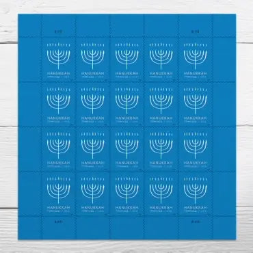 2024 US Hanukkah Forever Stamps Sheets of 20