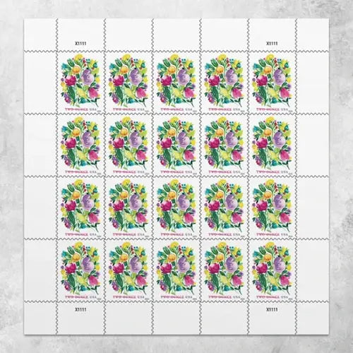 2024 US Wedding Blooms Forever Stamps Sheets of 20