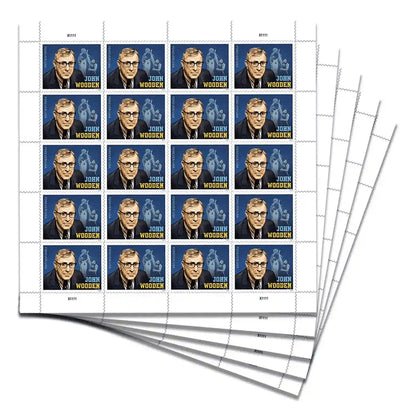 2024 U.S Forever Stamps - John Wooden Sheets of 20