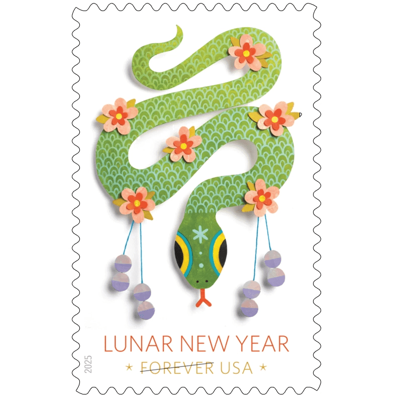 2025 Lunar New Year Year of the SnakeStamps Sheets of 20