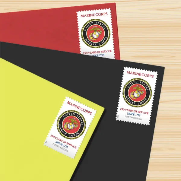 2025 U.S. Marine Corps 250th Anniversary Commemorative Stamps Sheets of 20
