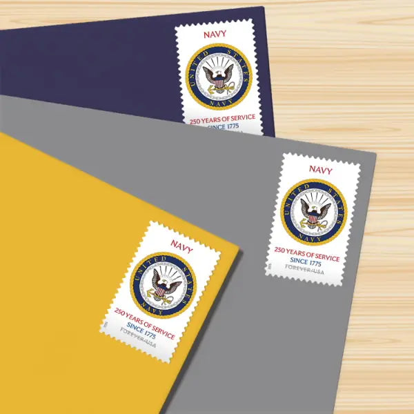 2025 U.S. Navy 250th Anniversary Commemorative Stamps Sheets of 20