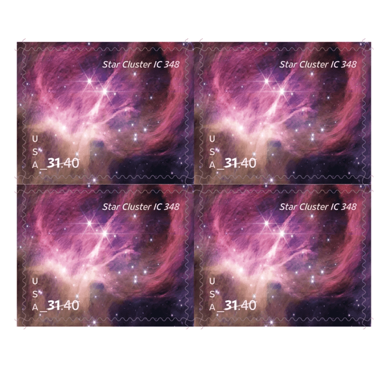 2025 Star Cluster Stamps Sheets of 4