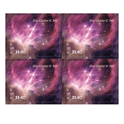 2025 Star Cluster Stamps Sheets of 4