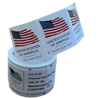 U.S. Flag 2025 Stamps roll of 100