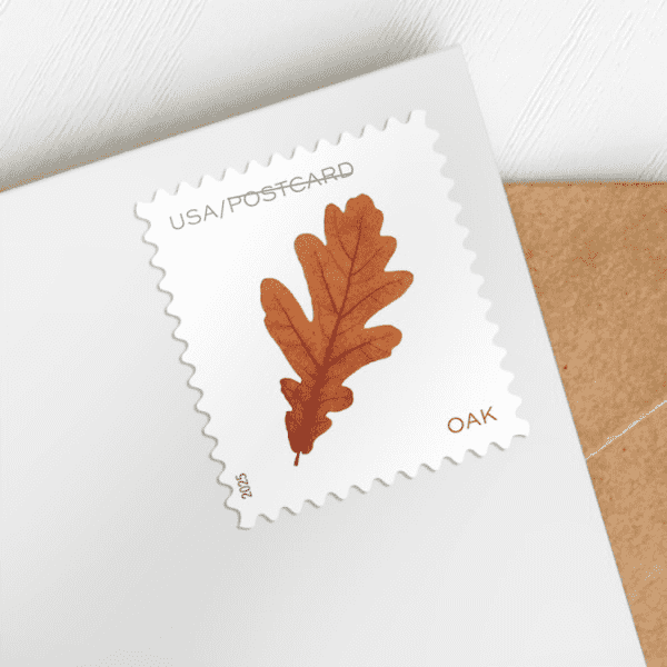 2025 Vibrant Leaves Postcard Stamps Sheets of 20