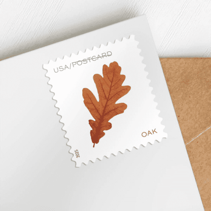 2025 Vibrant Leaves Postcard Stamps roll of 100