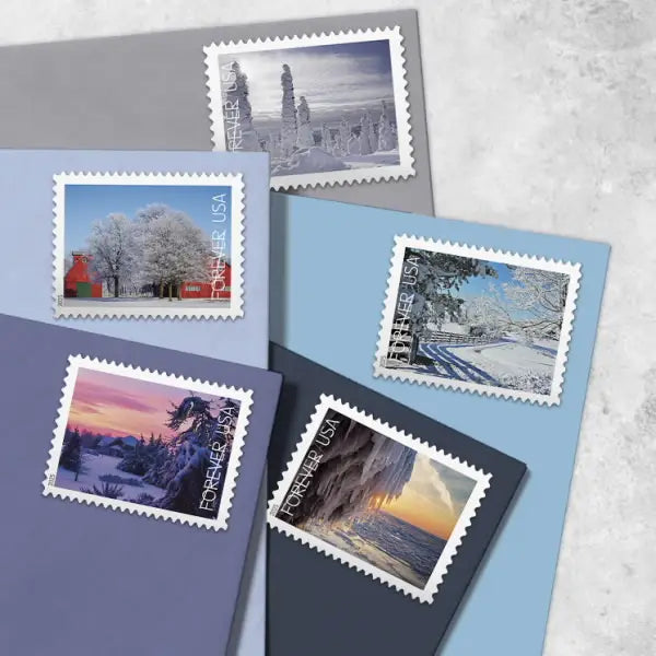 2025 Winter Landscapes STAMPS Sheets of 20