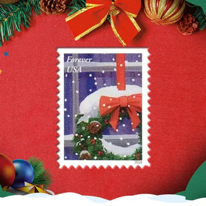 2016 US Holiday Windows Forever-Stamp Sheets of 20