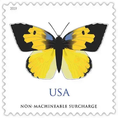 US 2019 California Dogface Butterfly Stamp Sheets of 20