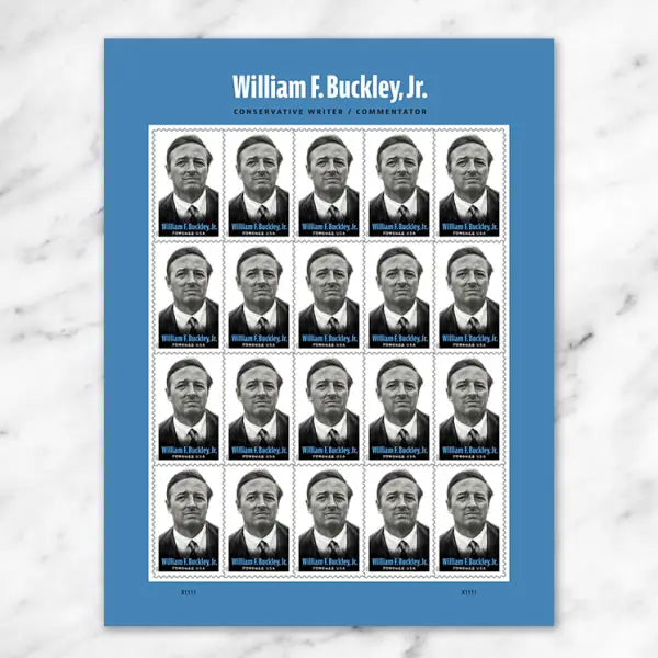 2025 William F. Buckley Jr. U.S. Stamp Sheets of 20
