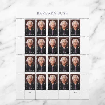 2025 Barbara Bush US Stamps Sheets of 20