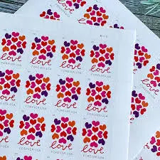 2019 Hearts Blossom Love Forever Stamps Sheets of 20